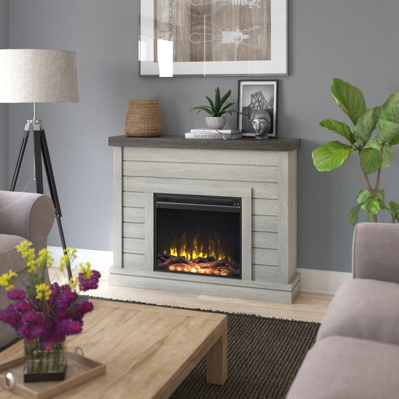 The modern flames fireplace perfectly integrates realistic adjustable flame effects, multi-color & multi-brightness customization, practical warm air heating function, full eco-friendly & safe performance,